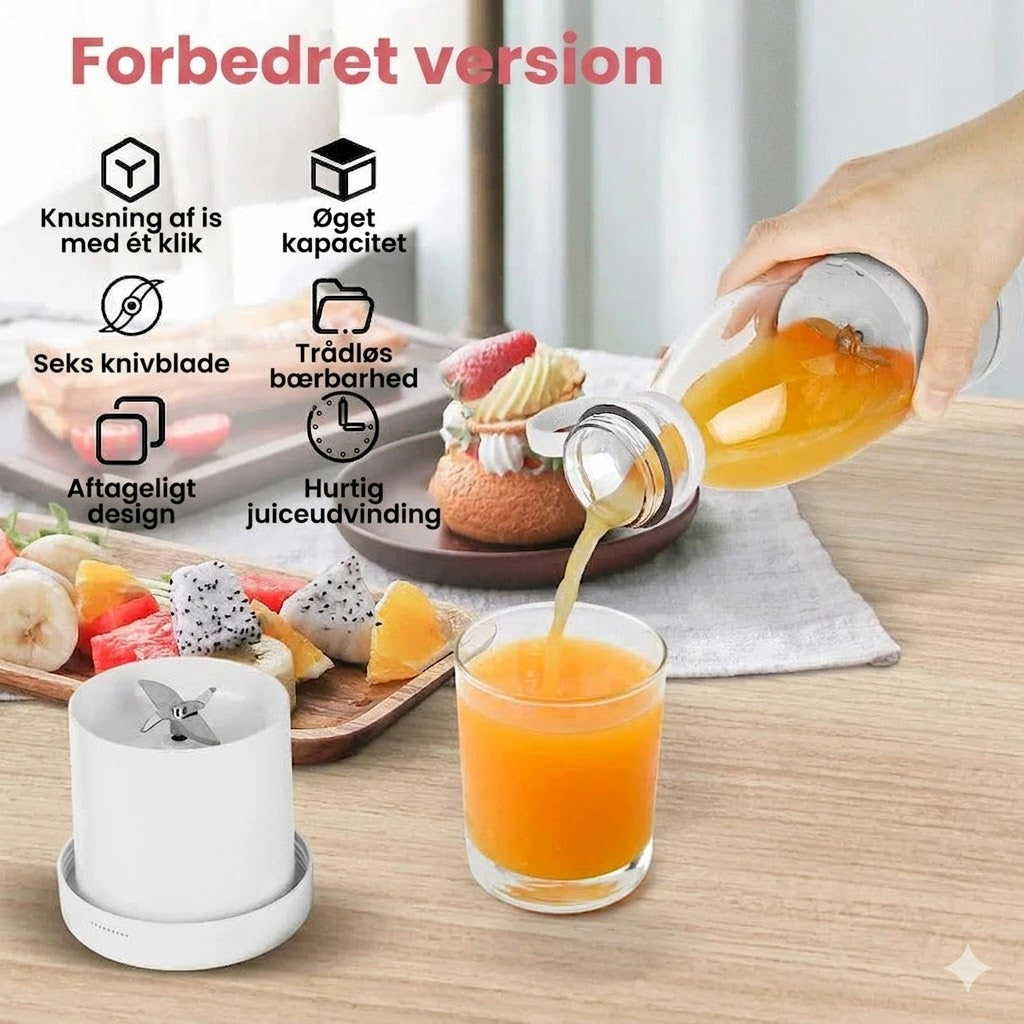 📢 40% RABAT!!! ⚡ Bestsælgende bærbar juicer / Mini-blender