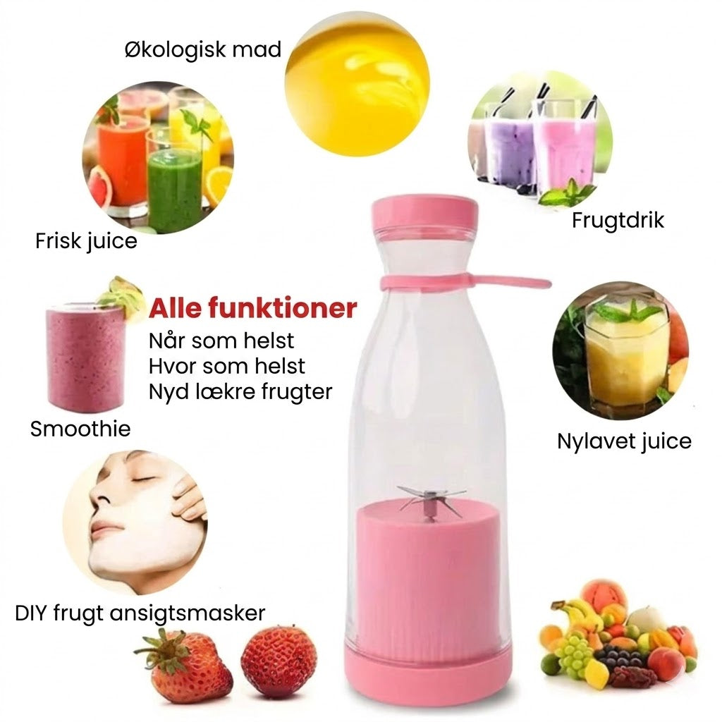 📢 40% RABAT!!! ⚡ Bestsælgende bærbar juicer / Mini-blender