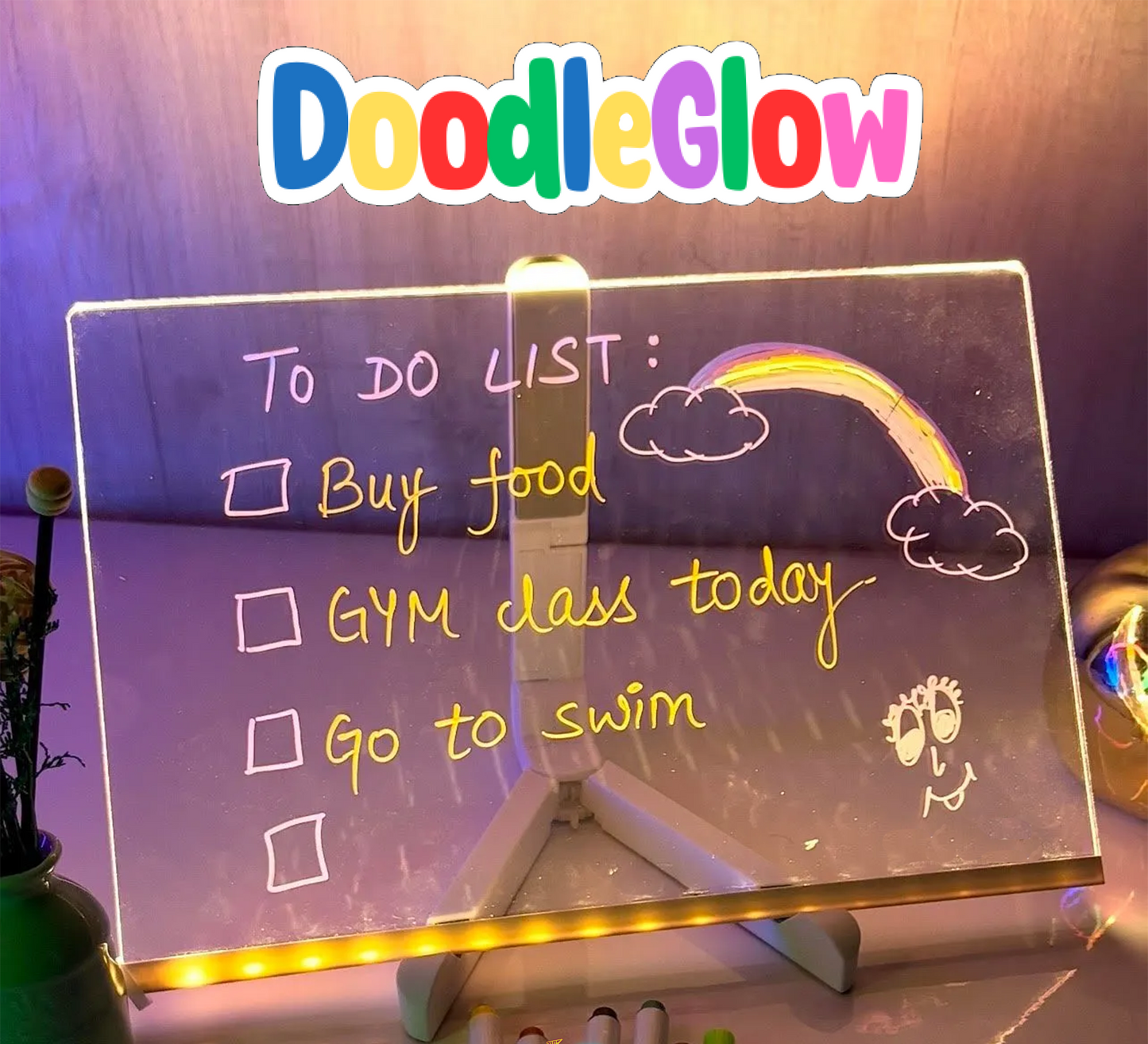 Doodleglow™️ LED-Tegnebræt