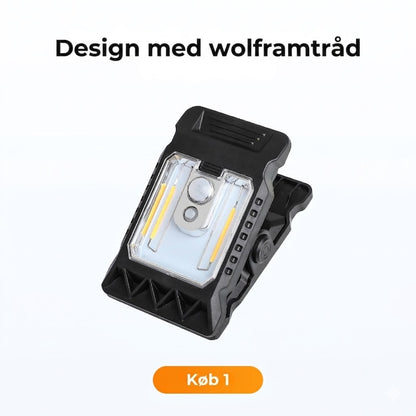 Solcelle-klemlampe med bevægelsessensor