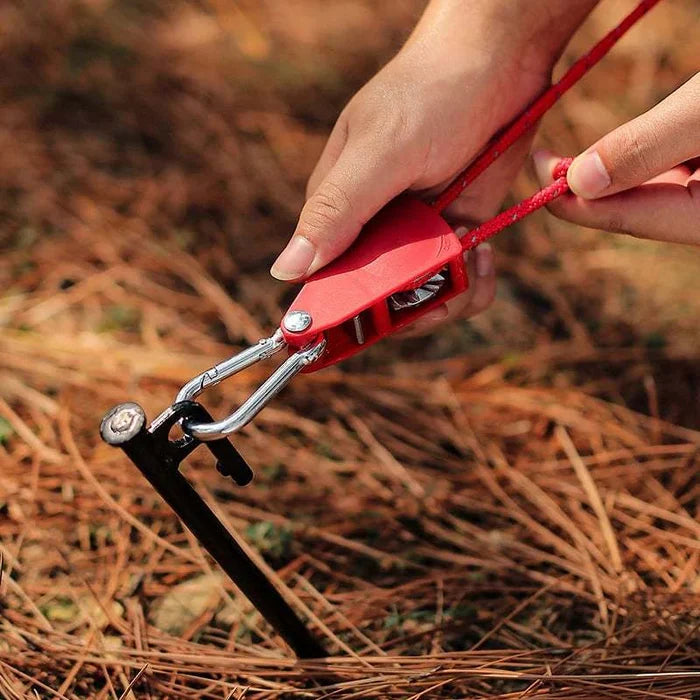 Justerbare taljekroge til camping