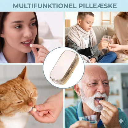 Justerbar pilleskærer og -deler