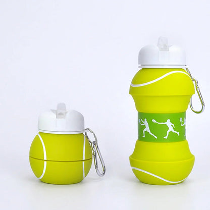 FlexBall™ | Sammenklappelig silikone-vandflaske til sport (sportsbold-design)