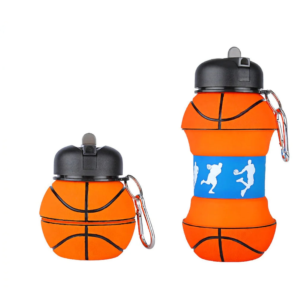 FlexBall™ | Sammenklappelig silikone-vandflaske til sport (sportsbold-design)
