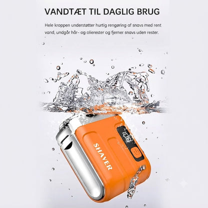 🧔 Mini Bærbar Elektrisk Barbermaskine til Mænd – AI-detektion, Magnetisk Hoved, Hurtig Opladning