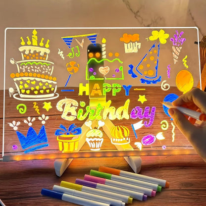 DoodleGlow™️LED-tegnebræt