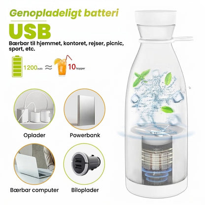 📢 40% RABAT!!! ⚡ Bestsælgende bærbar juicer / Mini-blender