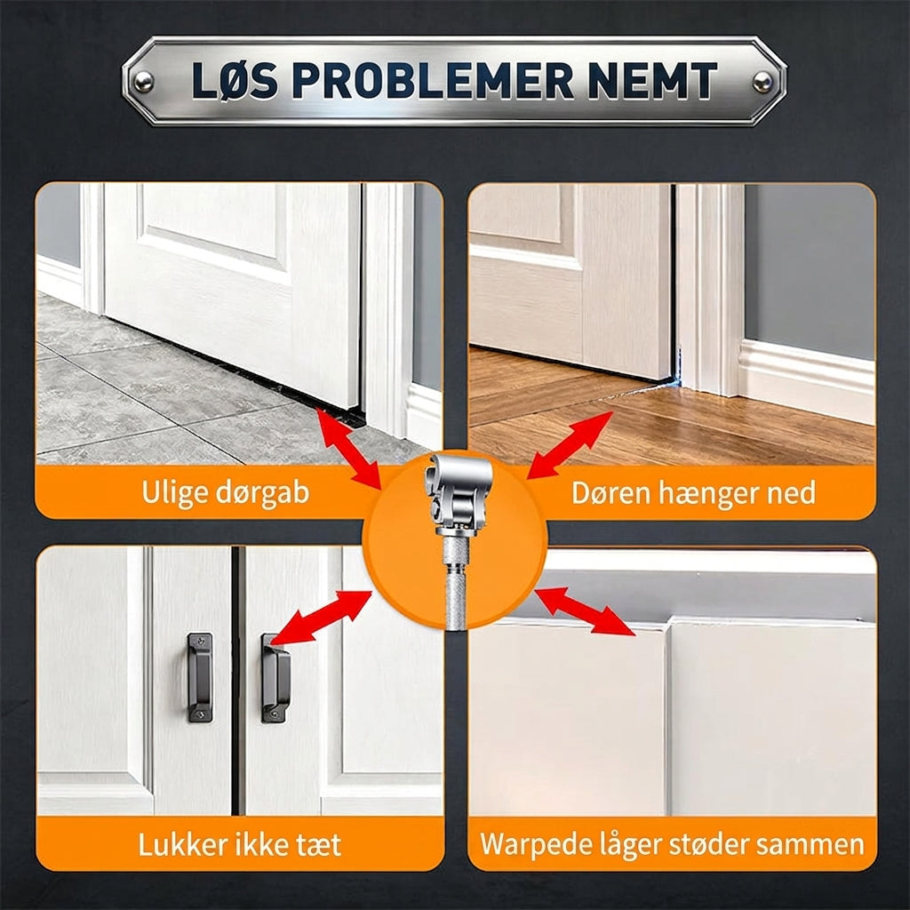 🔧 Universel justerbar hængselnøgle – Robust konstruktion, ergonomisk greb & nem at bruge 🚪