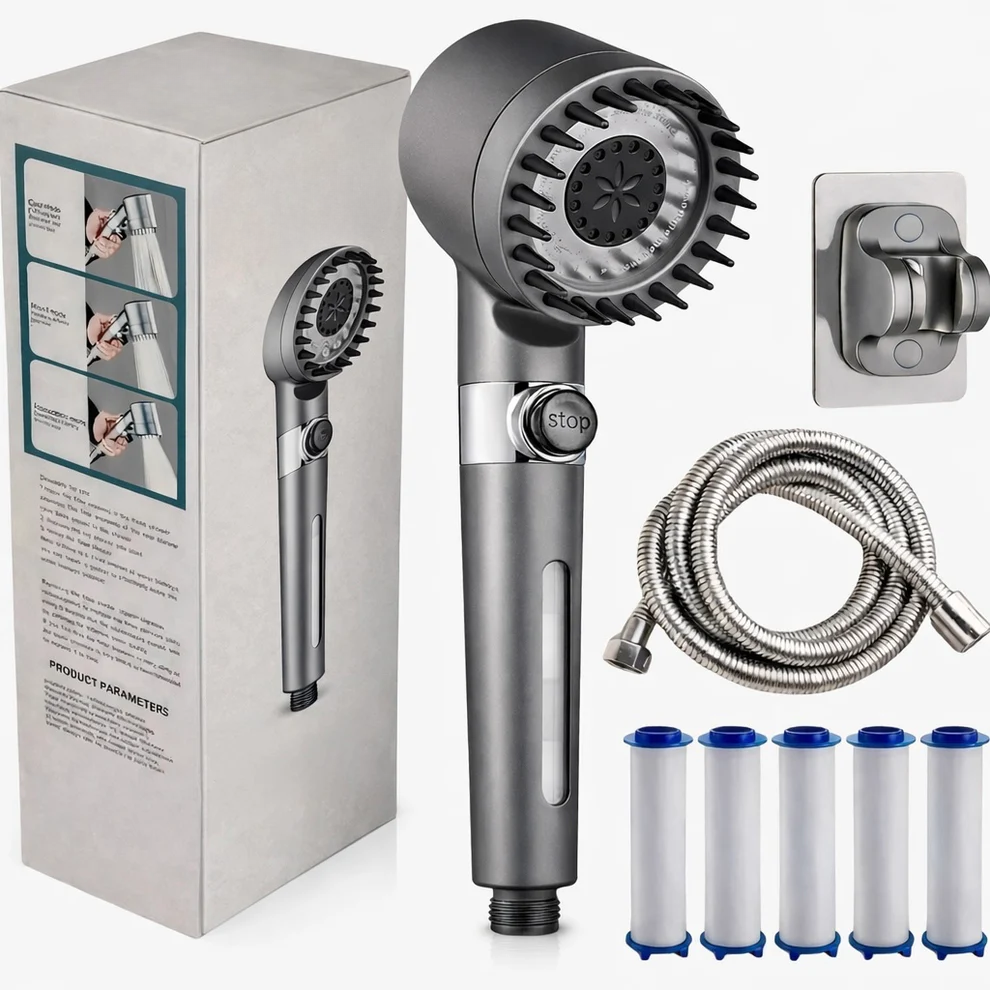PowerShower | Brusehoved med 5 filtre