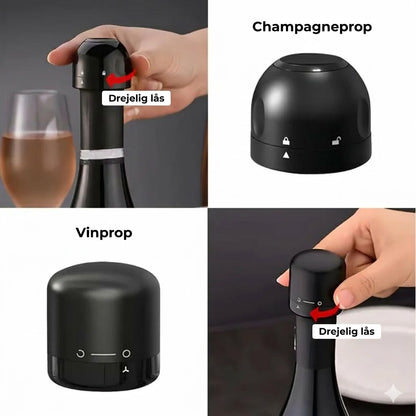 Vakuumkork til vinflasker