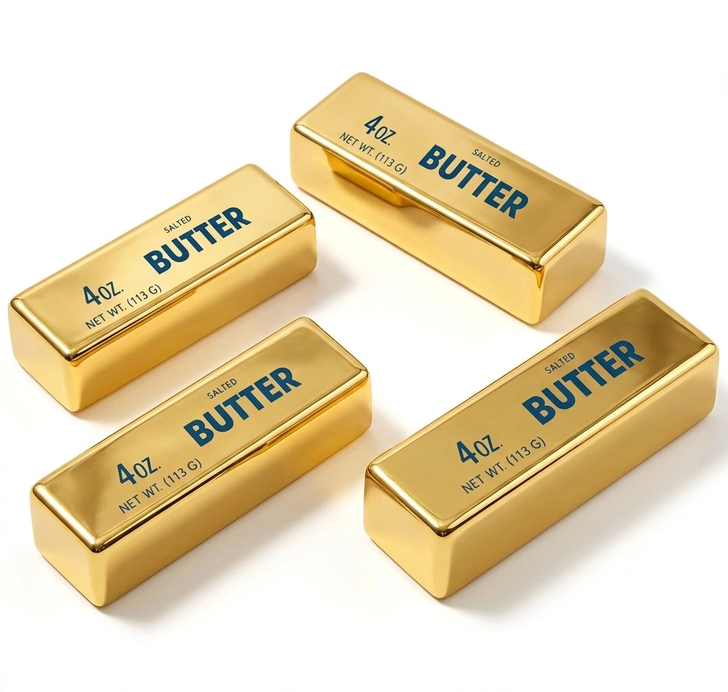 Butter Stick Squishy 4-Pak: Vælg Mellem Fire Farver
