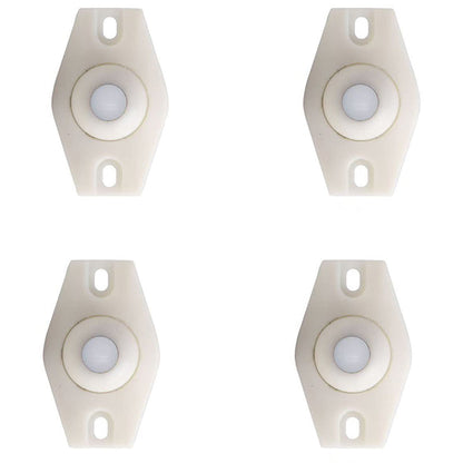 Selvklæbende hjul med 360° rotation, 4 stk.